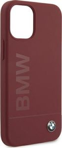 BMW Etui BMW BMHCP12SSLBLRE iPhone 12 mini 5,4" czerwony/red hardcase Silicone Signature Logo 8