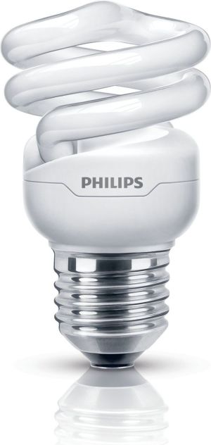 Philips Żarówka LED Tornado T2 E27, 8W, 505lm, 2700K, biała ciepła (11708700) 1