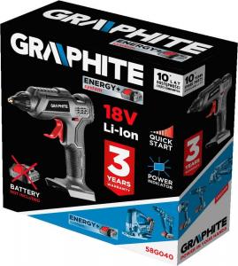 Pistolet do kleju Graphite Energy+ 58G040 18 V 7