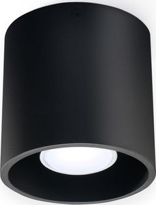 Lampa sufitowa Lumes Okrągły plafon E760-Orbil - czarny 1