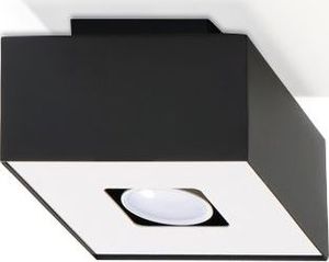 Lampa sufitowa Lumes Designerski kwadratowy plafon E773-Mons - czarny 1