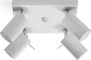 Lampa sufitowa Lumes Kwadratowy plafon LED E784-Rins - biały 1