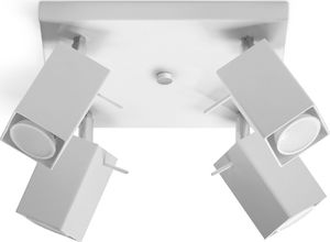 Lampa sufitowa Lumes Kwadratowy plafon LED E789-Merids - biały 1