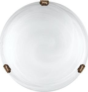 Lampa sufitowa Lumes Szklany plafon E137-Duno - biały+patyna 1