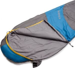 Meteor Śpiwór meteor trail szary/niebieski 2