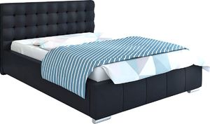 Elior Pikowane łóżko z zagłówkiem 160x200 - Elber 3X + materac piankowy Contrix Superb (E11955E11955E11955E11955BED-_2) - 11955.7353 1