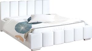 Elior Tapicerowane łóżko 200x200 - Galbano 3X + materac lateksowy Contrix Rubber SX 1