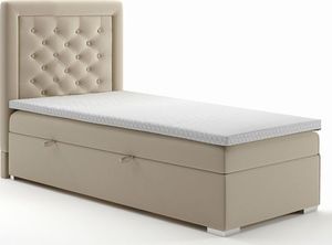 Elior Pojedyncze kontynentalne łóżko jednoosobowe Persea 80x200 - 58 kolorów 1