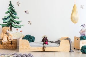 Elior Drewniane łóżko młodzieżowe Abbie 7X- 21 rozmiarów 90x170cm 1