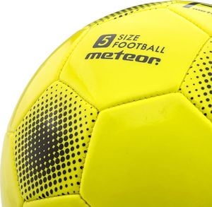 Meteor Piłka nożna METEOR FBX #5 neonowy żółty uniwersalny 2