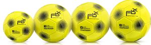 Meteor Piłka nożna METEOR FBX #5 neonowy żółty uniwersalny 3