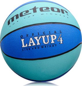 Meteor PIŁKA KOSZOWA LAYUP #4 NIEBIESKA METEOR 2