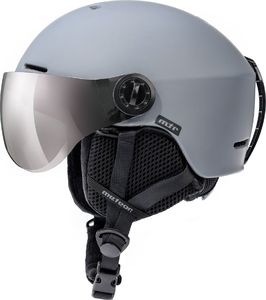 Meteor Kask narciarski z szybą FALVEN szary Meteor Rozmiar 53-55 2