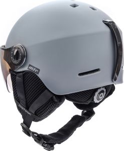 Meteor Kask narciarski z szybą FALVEN szary Meteor Rozmiar 53-55 3