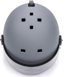 Meteor Kask narciarski z szybą FALVEN szary Meteor Rozmiar 53-55 4