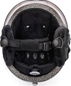 Meteor Kask narciarski z szybą FALVEN szary Meteor Rozmiar 53-55 5