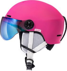 Meteor Kask narciarski z szybą FALVEN różowy Meteor Rozmiar 55-58 2