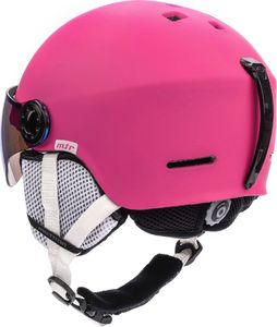 Meteor Kask narciarski z szybą FALVEN różowy Meteor Rozmiar 55-58 3