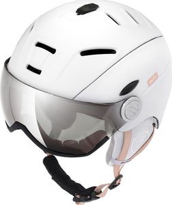 Meteor Kask narciarski z szybą HOLO biały Meteor Rozmiar 58-61 1