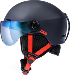 Meteor Kask narciarski z szybą FALVEN granatowy Meteor Rozmiar 58-61 2