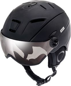 Meteor Kask narciarski z szybą HOLO czarny Meteor Rozmiar 61-63 1