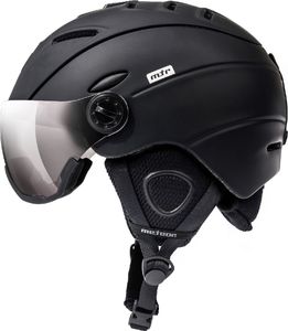 Meteor Kask narciarski z szybą HOLO czarny Meteor Rozmiar 61-63 2