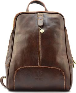 Vera Pelle Włoski, damski plecak tmc_838l skórzany modny 5