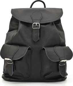 Vera Pelle Plecak skórzany vp986 czarny 3
