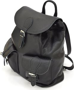 Vera Pelle Plecak skórzany vp986 czarny 4