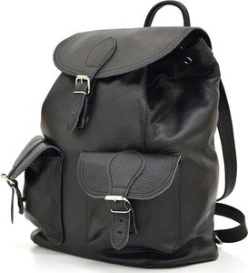 Vera Pelle Plecak skórzany vp986 czarny 6