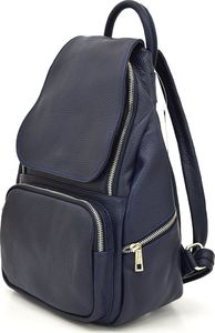 Vera Pelle Plecak skórzany vp937dollaro granatowy 3