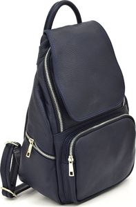 Vera Pelle Plecak skórzany vp937dollaro granatowy 4