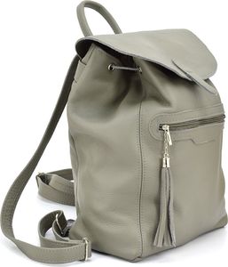 Vera Pelle Plecak skórzany vp957 szary 7