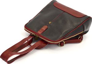 Vera Pelle Włoski, damski plecak tmc_838l skórzany modny 8