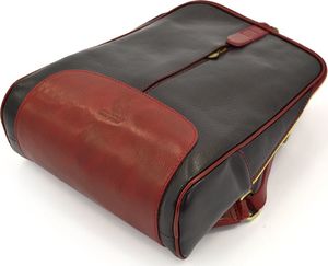 Vera Pelle Włoski, damski plecak tmc_838l skórzany modny 9