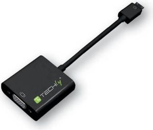 Adapter AV Techly HDMI Mini  - D-Sub (VGA) czarny (302921) 1