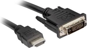Kabel Sharkoon HDMI - DVI-D 2m czarny (4044951015214) 1