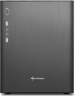 Obudowa Sharkoon CA-M Aluminium Black (4044951016112) 2