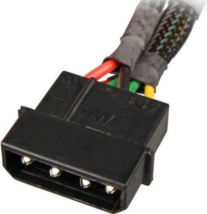 Sharkoon Molex x2 - 3-pin, 0.3m, Czarny (4044951016761) 2