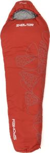 Spokey Śpiwór Shelter Light 922253 mumia czerwono-szary 2