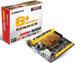Płyta główna Biostar A68N-5000, A4-5000, DDR3-800-1600, HDMI, SATA3, Mini ITX (GLAI03) 1