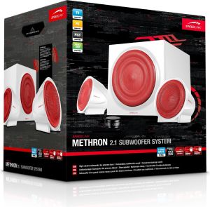 Głośniki komputerowe Speedlink Methron, białe, 2.1 (SL-8325-WE) 4