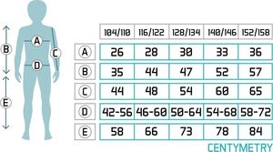 Meteor Dziecięca bielizna termoaktywna szara Meteor Rozmiar 128-134 cm 4