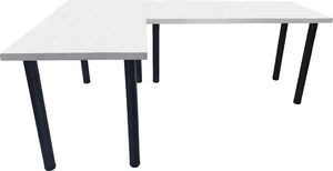 Biurko Daming Model 0 Białe 202 cmx136 cm x 1,8 cm 2