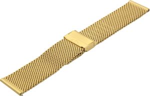 Bisset Bransoleta stalowa do zegarka 24 mm Bisset BM-102/24 Gold Mat uniwersalny 1