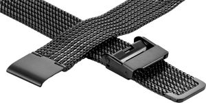 Bisset Bransoleta stalowa do zegarka 16 mm Bisset BM-104/16 Black uniwersalny 2