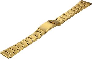 Bisset Bransoleta stalowa do zegarka 24 mm BR-122/24 Gold uniwersalny 1