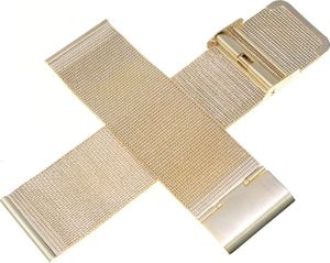 Tekla Bransoleta stalowa do zegarka 26 mm Tekla BC2.26 Gold uniwersalny 4