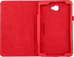 Etui na tablet 4kom.pl Etui stojak do Samsung Galaxy Tab A 10.1'' Czerwone + Szkło uniwersalny 2