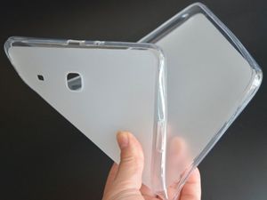 Etui na tablet 4kom.pl Etui silikonowe do Samsung Galaxy Tab E 9.6 T560 T561 + szkło uniwersalny 4